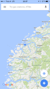 Location of Geiranger Fjord